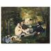 Vault W Artwork "Dejeuner sur l'Herbe, 1863" by Edouard Manet Painting Print on Wrapped Canvas in Green | 24 H x 32 W x 2 D in | Wayfair