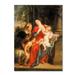 Vault W Artwork 'The Virgin & Child' by Peter Paul Rubens Print on Wrapped Canvas in White/Black | 47 H x 35 W x 2 D in | Wayfair AA01116-C3547GG