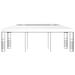 Arlmont & Co. Percie Gazebo Patio Pavilion Outdoor Canopy Tent Shelter Powder-Coated Steel Metal/Steel/Soft-top in White | Wayfair