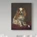 Vault W Artwork A King Charles Spaniel by Edouard Manet - Print on Canvas Metal in Black/White | 32 H x 24 W x 2 D in | Wayfair BL01980-C2432GG