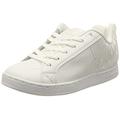 DC Damen Court Graffik Casual Low Top Skateschuh Skate-Schuh, Weiß, Weiß, Größe 38, 38, Größe M, 40 EU