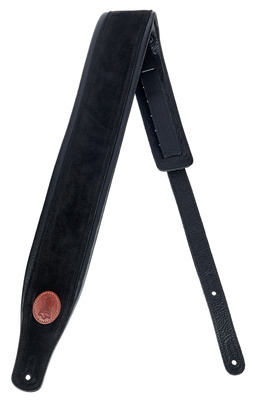 Levys Pad. Suede Strap 3" BLK