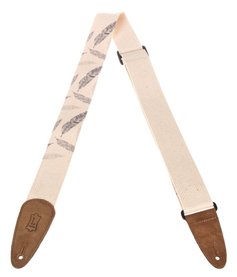 Levys Cotton Print Strap 2" Feathers