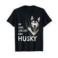 Husky Kostüm Kinder Kleidung Hund In mir steckt ein Husky T-Shirt