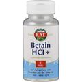 KAL Betain HCL Complex | 250 mg | 100 Tabletten | glutenfrei | ohne Gentechnik | laborgeprüft | Nahrungsergänzungsmittel Betainhydrochlorid, Pepsin & Calcium | Aufspaltung von Eiweißen und Fetten