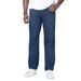 Men's Big & Tall Liberty Blues™ Relaxed-Fit Side Elastic 5-Pocket Jeans by Liberty Blues in Stonewash (Size 60 38)
