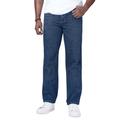 Men's Big & Tall Liberty Blues™ Relaxed-Fit Side Elastic 5-Pocket Jeans by Liberty Blues in Stonewash (Size 40 40)