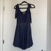Anthropologie Dresses | Anthropologie Hutch Fit Flair Blue Tank Dress | Color: Blue | Size: Lp