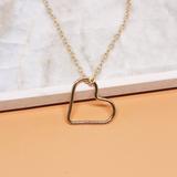 Anthropologie Jewelry | Anthropologie 14k Gold Filled Open Heart Necklace | Color: Gold | Size: Os