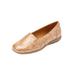 Extra Wide Width Women's The Leisa Slip On Flat by Comfortview in Camel (Size 10 WW)