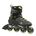 Rollerblade Macroblade 80 Men's Adult Fitness Inline Skate, Black and Lime, Performance Inline Skates, 11