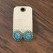 Anthropologie Jewelry | Anthropologie Atasi Post Earring | Color: Blue/Gold | Size: 1”