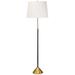 Regina Andrew Design Parasol Gold Leaf and Black Floor Lamp