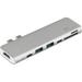 Xcellon Portside Dock for MacBook Pro & Air (Silver) MDS-MBP7S