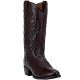 Wide Width Men's Dan Post 13" Cowboy Heel Boots by Dan Post in Black Cherry (Size 10 1/2 W)