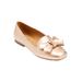 Wide Width Women's The Rafika Slip On Flat by Comfortview in Rose Gold (Size 7 1/2 W)