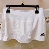 Adidas Skirts | Adidas White Tennis Skirt | Color: White | Size: Xs