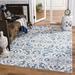 Blue 132 x 0.37 in Area Rug - Kelly Clarkson Home Alessia Floral Ivory/Area Rug, Polypropylene | 132 W x 0.37 D in | Wayfair LARK1962 43338435