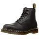 DR MARTENS Men's 6 Eye Boot, Black Nappa, 4 UK