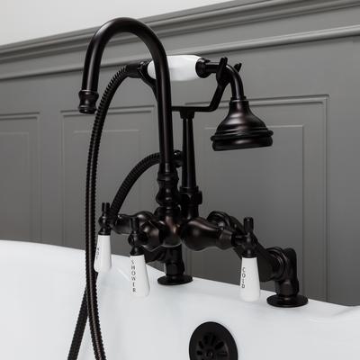 Randolph Morris Deck Mount Clawfoot Tub Faucet with Handshower RM684ORB