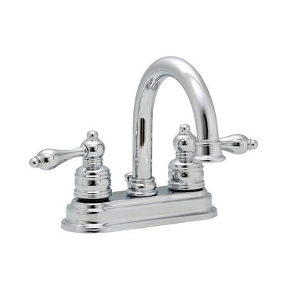 Banner 690 Series 4 Inch Sink Faucet Set with Chrome Lever Handles - Chrome 691-B