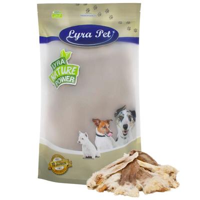 10 kg Lyra Pet® Kaninchenohren mit Fell