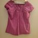 American Eagle Outfitters Tops | American Eagle Short Sleeve Peasant Blouse | 8 | Color: Pink | Size: 8