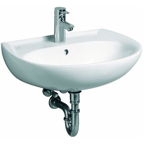 RENOVA Nr. 1 Waschtisch mit Hahnloch, mit Überlauf 600 x 490 mm bahamabeige Image