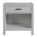 David Francis Furniture Clara Collection 1 - Drawer Nightstand Wood in Gray | 30 H x 28 W x 20 D in | Wayfair B0605-NS-S152-H301