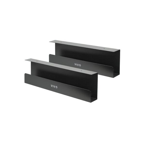 vivo-under-desk-cable-management-trays-in-black-|-4.5-h-x-16.5-w-x-3-d-in-|-wayfair-desk-ac06-2c/