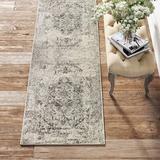 Gray/White 30 x 0.38 in Area Rug - Williston Forge Koffler Abstract Ivory/Gray Area Rug, Polypropylene | 30 W x 0.38 D in | Wayfair