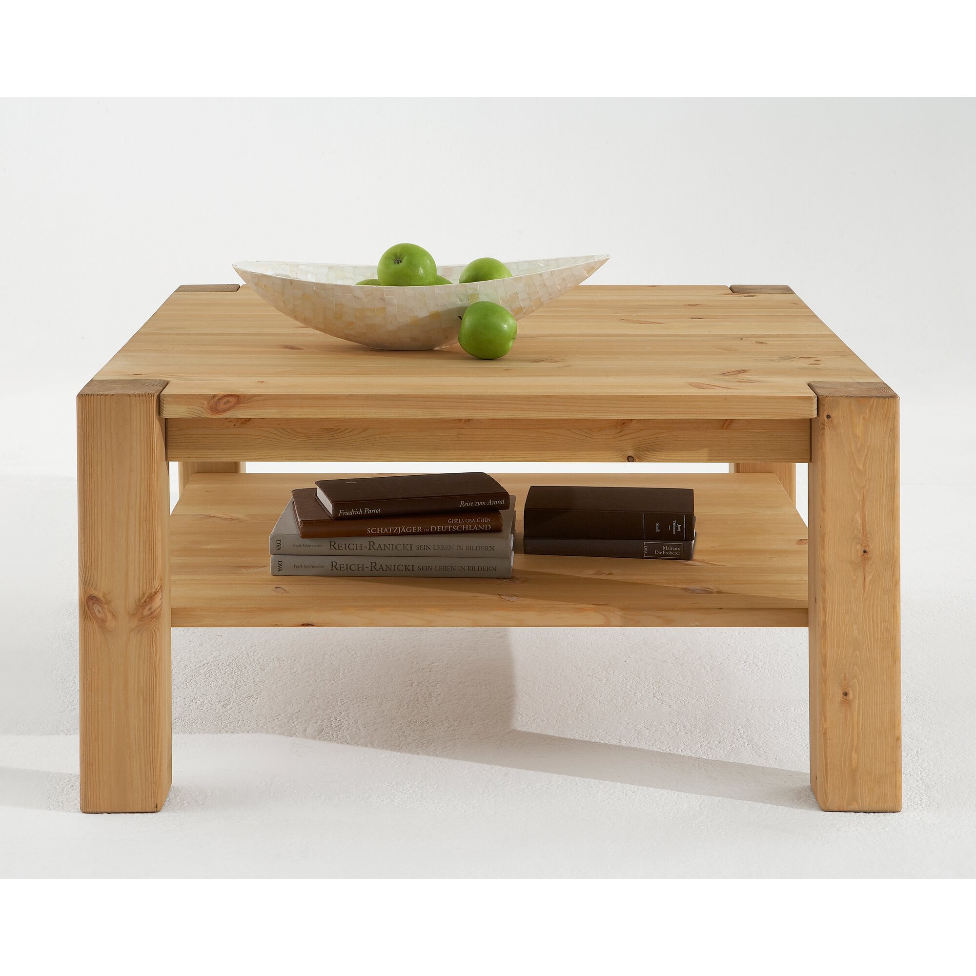 MassivHolz »Vita« Couchtisch weiss / 74x48x74 cm