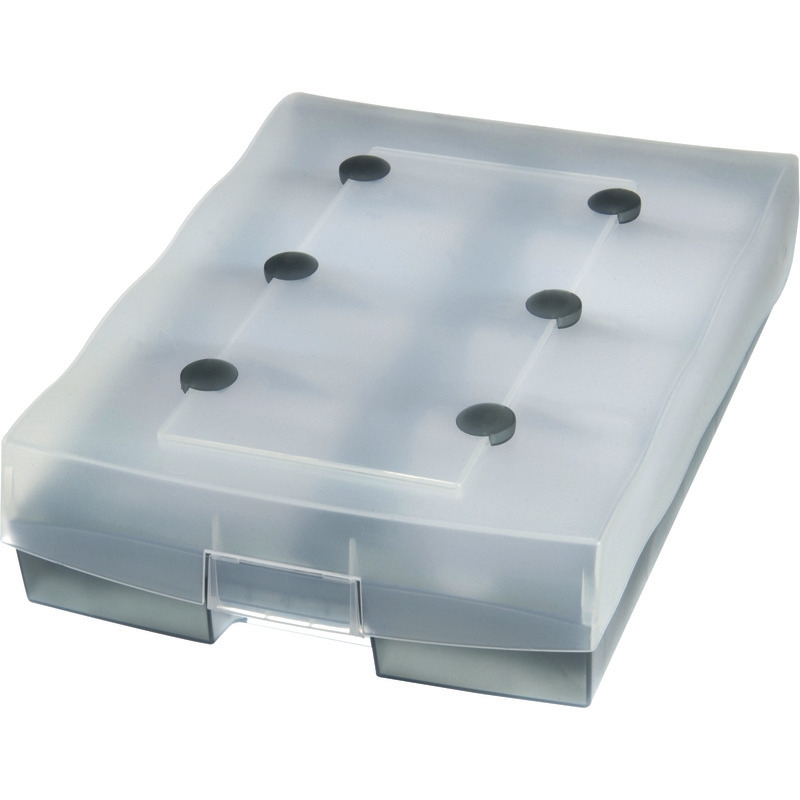 HAN Lernkartei Croco Archiv-Box Duo A8, grau Image