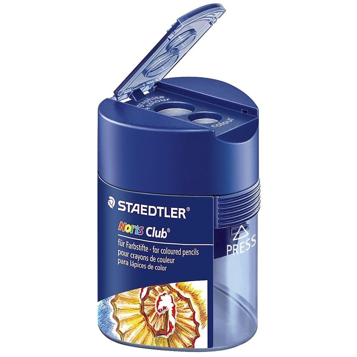 Doppel-Spitzdose Noris® Club® 512 002 - Ø 8,2 mm, Ø 10,2 mm, blau Image