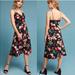 Anthropologie Dresses | Anthropologie Foxiedox Black Floral Midi Dress | Color: Black | Size: Various