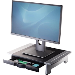 Fellowes Office Suites 71,1 cm (28") Schwarz, Silber Tisch/Bank Image