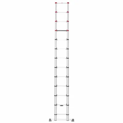 Hailo Teleskopleiter FlexLine 260 Aluminium 380 cm 7113-131 Image