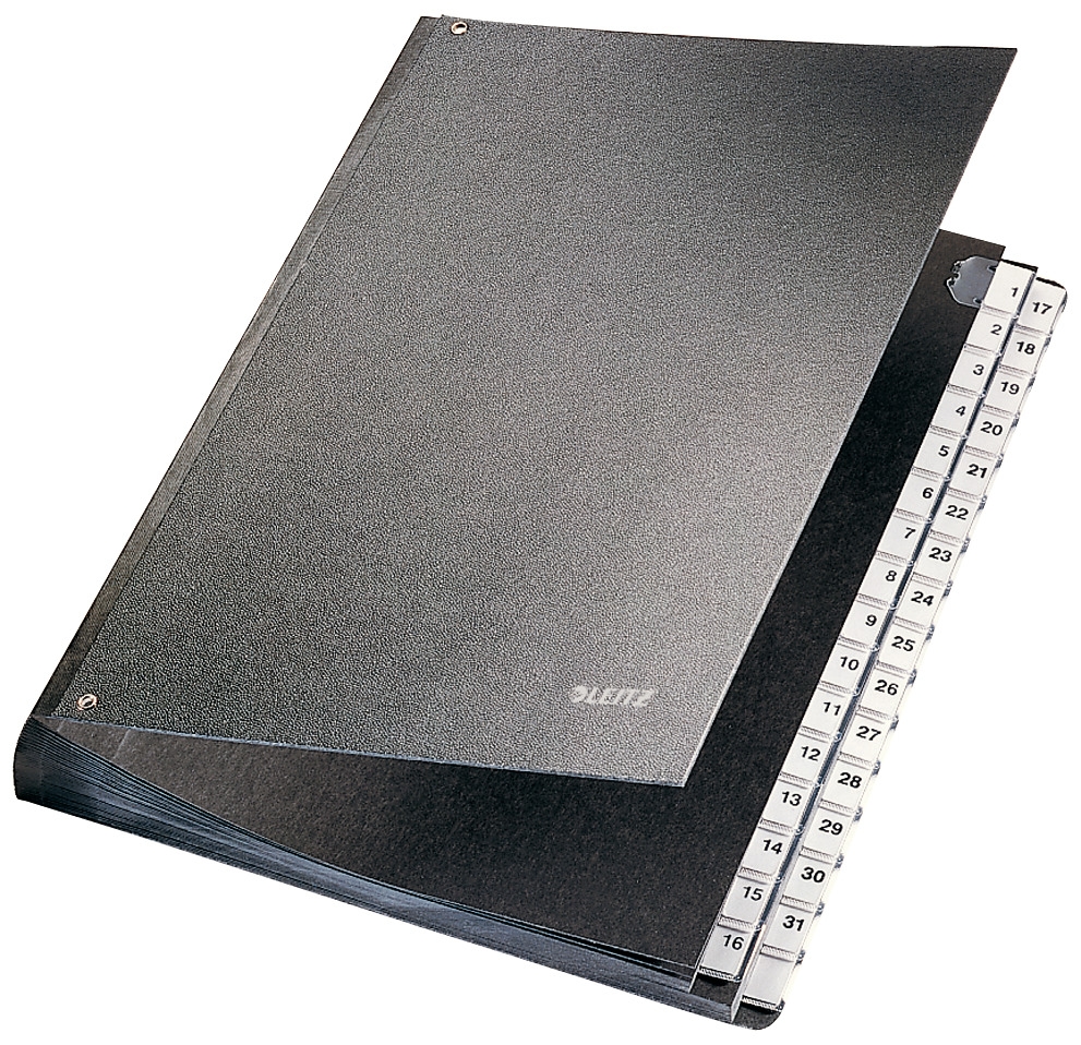 Leitz Pultordner 5831 DIN A4 Schwarz Hartpappe Image