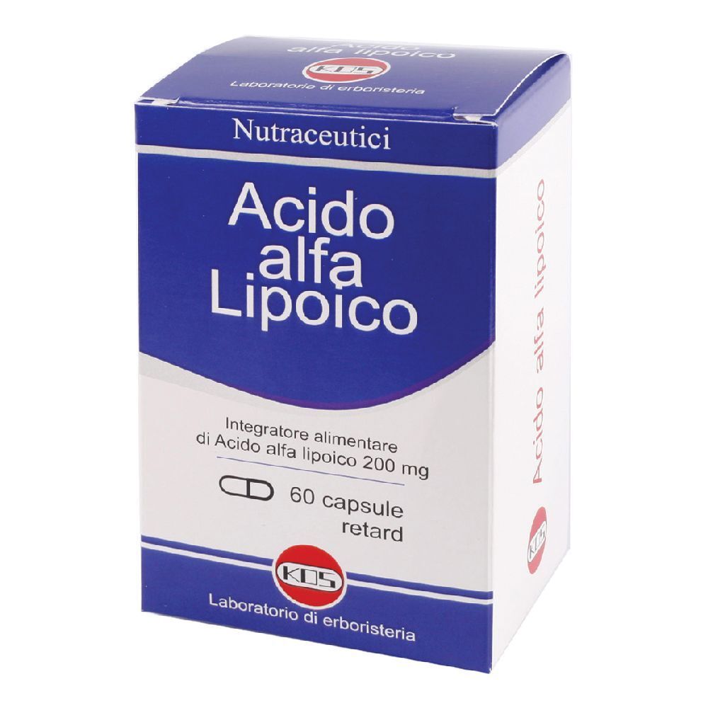 KOS Nutraceutici Acido Alfa-Lipoico 60 pz Capsule