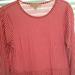 Michael Kors Tops | Adorable Michael Kors Top - Worn One Time! | Color: Red/White | Size: L