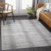 Leichhardt 6'7" x 9' Modern Charcoal/Medium Gray/Ivory/Light Slate Area Rug - Hauteloom