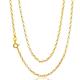 Alexander Castle 20" Solid 9ct Gold Chain Rolo Belcher Chain Necklace - 2.5mm - Yellow Gold Necklace for Women & Men - with Jewellery Gift Box