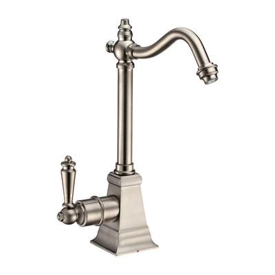 Whitehaus Collection Point Of Use Instant Hot Water Drinking Faucet with Traditional Swivel Spout WHFH-H2011-BN