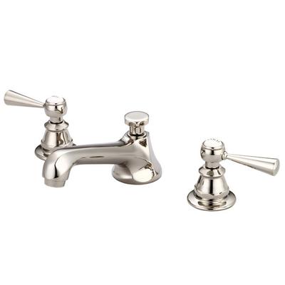 Water Creation American 20Th Century Classic Widespread Lavatory Faucet with Pop Up Drain - Lever Handles F2-0009-05-ML