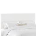 Twill Upholstered Headboard by Skyline Furniture in Twill White (Size FULL)