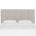 Linen Tufted Headboard by Skyline Furniture in Linen Putty (Size KING)