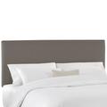 Twill Upholstered Headboard by Skyline Furniture in Twill Grey (Size QUEEN)