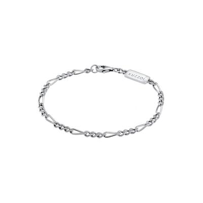 KUZZOI - Figarokette Massiv Basic Must-Have Cool 925 Silber Herrenschmuck 1 ct Herren