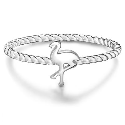 Glanzstücke München - Ring Flamingo Sterling Silber in Silber Ringe 1 ct Damen