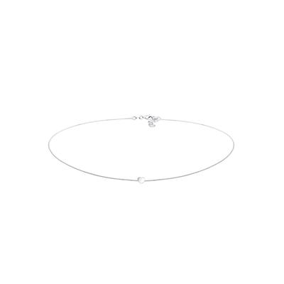 Elli - Choker Herz Heart Liebe 925 Sterling Silber Ketten 1 ct Damen